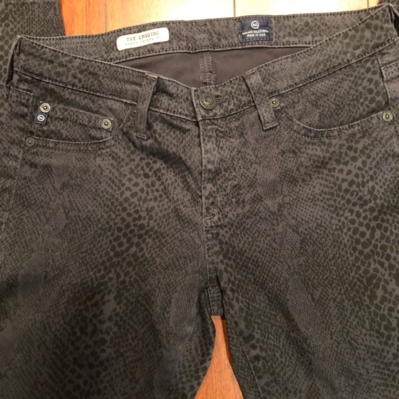 AG Adriano Goldscmied Animal Print The Legging Super Skinny Fit Jean - Picture 7 of 16